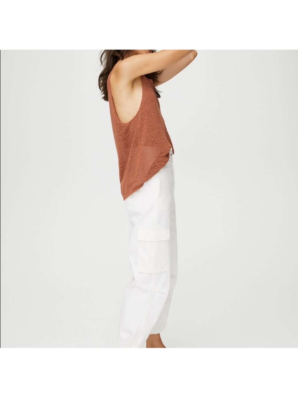 Aritzia The Group Babaton Eugenie Knit Top Colorado size S - Picture 2 of 8